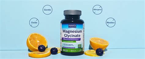 Amazon.com: Innate Vitality Magnesium Glycinate 500mg | 70mg Elemental Magnesium Supplement ...