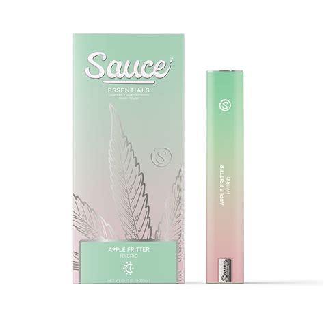 Sauce: Sauce Essentials - Apple Fritter - 1G Live Resin AIO (NV, CO, OR