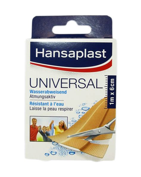 Bellaton Hansaplast Universal Pflaster Wasserabweisend 1m X 6cm