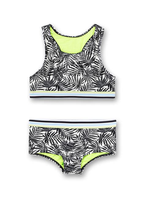 Mädchen Bikini Schwarz