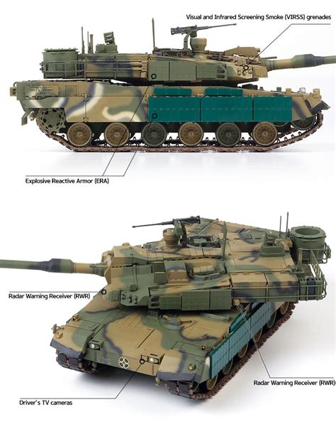 Academy 13511 1 35 R O K Army K2 Black Panther