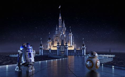 Download Star Wars Disney Castle Laptop Wallpaper | Wallpapers.com