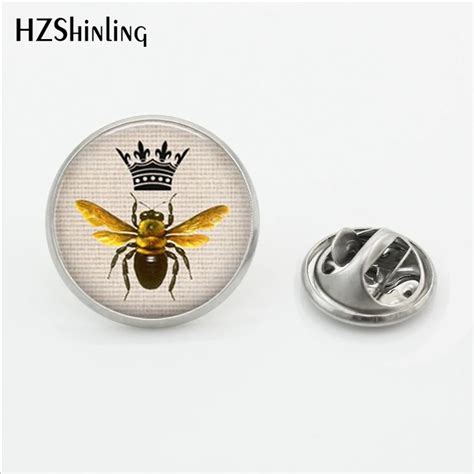 2017 New Trendy Queen Bee Collar Pin Brooch Fashion Honey Bee Insect