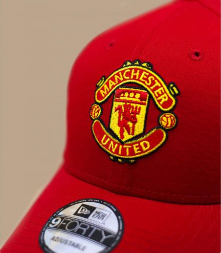 Gorra Roja Del Manchester United Cap Manchester United Red New Era