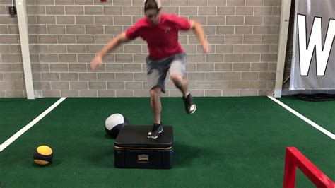 Single Leg Lateral Box Jump Youtube