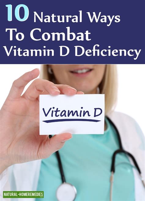 10 Natural Ways To Combat Vitamin D Deficiency Natural Home Remedies