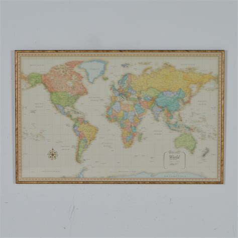 Rand Mcnally Classic Edition World Map Ebth