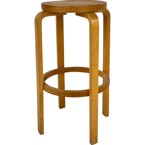 Vintage Bar Stool By Alvar Aalto For Artek 1980