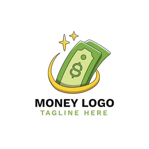 Premium Vector Hand Drawn Money Logo Design