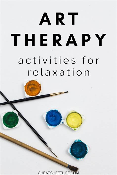 Art Therapy Activities For Relaxation Art Therapy Activities Art