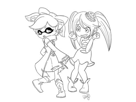 Dibujos De Splatoon Para Colorear Dibujos Para Colorear