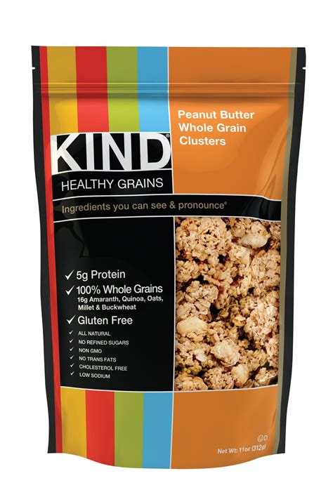 KIND Healthy Grains Clusters Peanut Butter Whole Grain Granola 10g