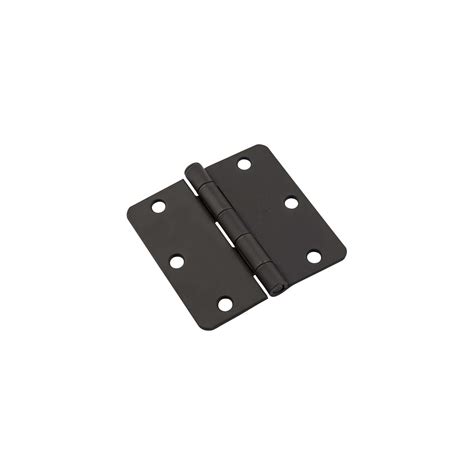 National Hardware 3 1 2 In L Black Door Hinge 1 Pk Ace Hardware