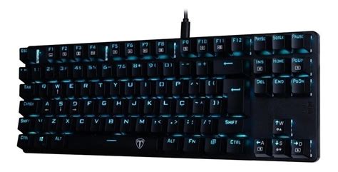 Teclado Gamer T Dagger Bora T TGK313 QWERTY Outemu MK2 DIY Blue