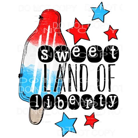 Martodesigns Sweet Land Of Liberty Rocket Popsicle 4th Of