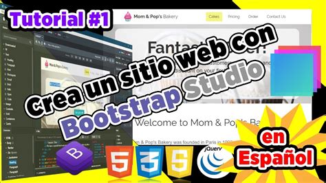 Crear Un Sitio Web Con Bootstrap Studio Tutorial Espa Ol Youtube