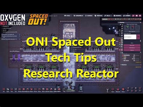 Tech Tip Research Reactor Oxygen Not Included Spaced Out Building