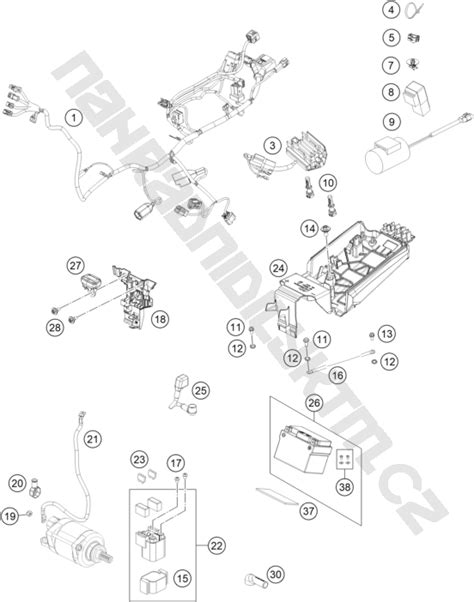 N Hradn D Ly Ktm Sch Ma Wiring Harness Pro Model Ktm Cross Country