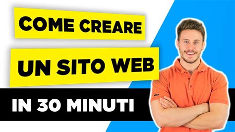 Come Creare Un Sito Web Professionale In 30 Minuti Facile E Veloce