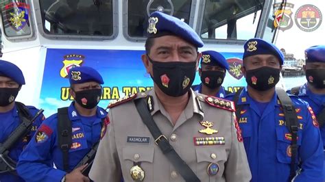 Dir Polairud Polda Papua Pimpin Upacara Tabur Bunga Di Laut Dalam