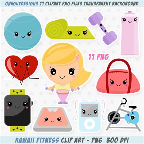 Kawaii Fitness Clipart Exercise Clipart Yoga Health Gym Lupon Gov Ph