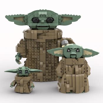 LEGO® instructions Grogu midifigure (fits the Mandalorian megafigure)