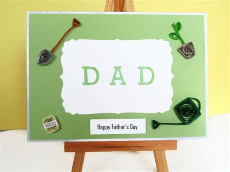 Dad Card Fathers Day Card Gardening Card Card For Dad Etsy Dad