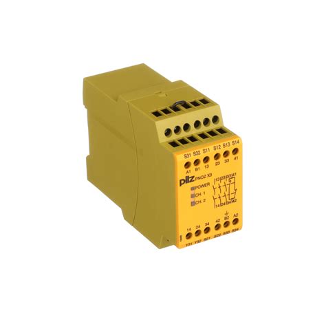 Relays PILZ SAFETY RELAY PNOZ X3 230VAC 24VDC 3N O 1N C 1SO Safety