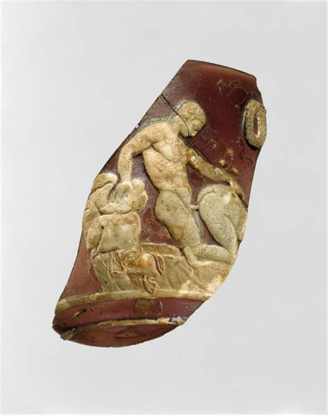 Glass Cameo Cup Fragment Roman Early Imperial Julio Claudian The Metropolitan Museum Of Art