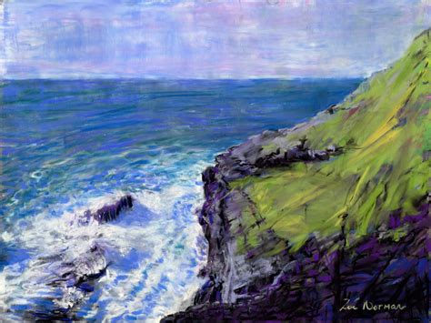 Tintagel Painting By Zoe Norman Artmajeur