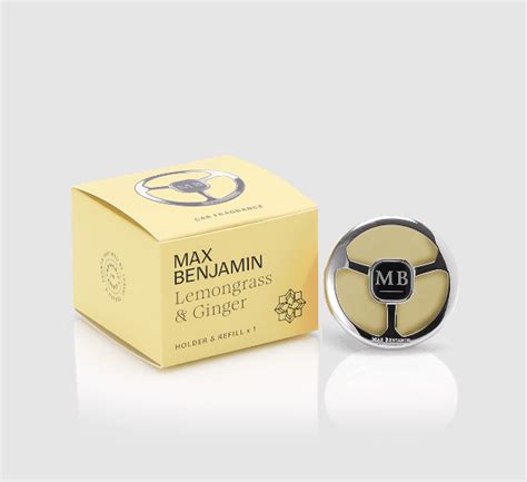 Max Benjamin Luxury Car Fragrance Lemongrass And Ginger Ted