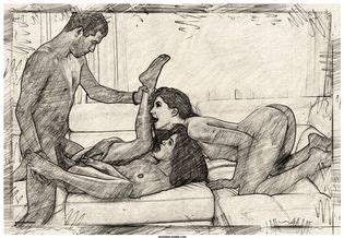 Erotic Line Drawings April Part Luscious Hentai Manga Porn