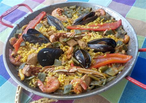 Paella De Pescado Y Marisco Receta De Kiko Cookpad