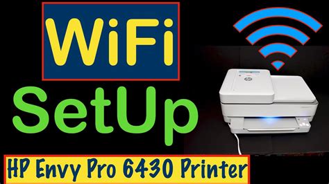 Hp Envy Pro 6430 Wifi Setup Review Youtube