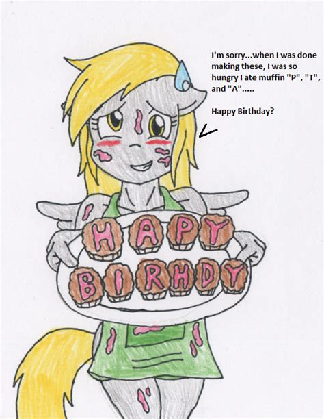 Safe Artist Raijinsenshi Derpy Hooves Anthro G Apron