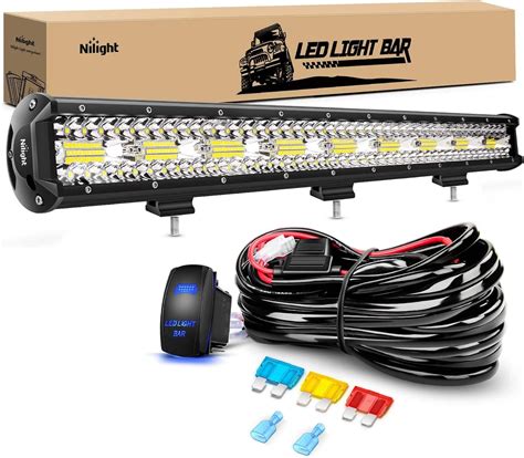 Buy Nilight 26 Inch 540W LED Light Bar Triple Row Flood Spot Combo