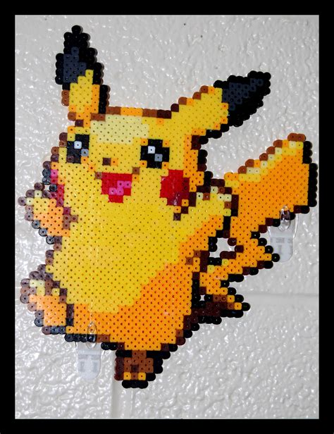 Pikachu Perler Beads By Maypoman On Deviantart