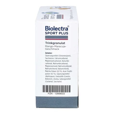 Biolectra Sport Plus Trinkgranulat 20 Stk Online Kaufen