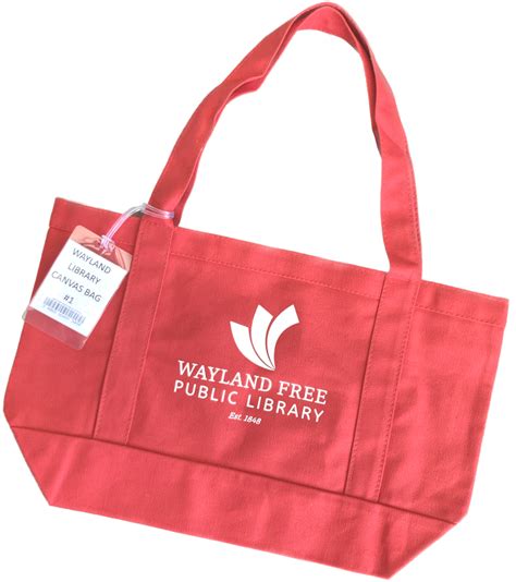 Library Tote Bags Wayland Free Public Library