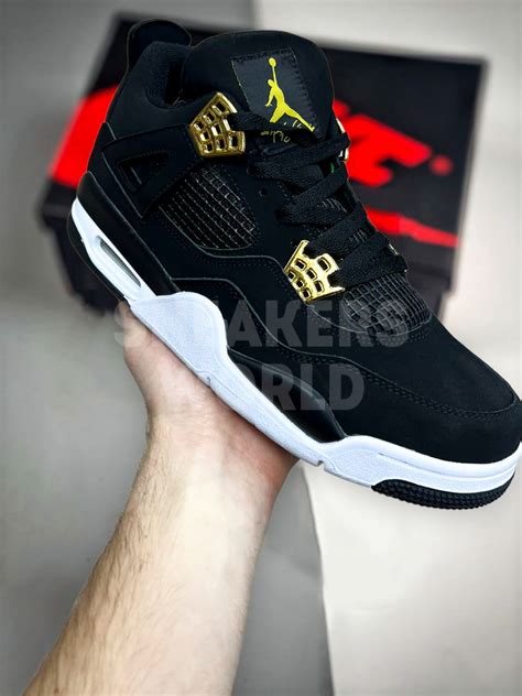 Кроссовки Nike Air Jordan 4 “Royalty”Black купить в Спб Мск Ммскве ...