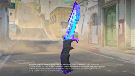 CS2 UPDATED HUNTSMAN SAPPHIRE KNIFE NEW UPDATED HUNTSMAN DOPPLER