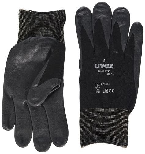 Uvex 60573 Unipur 6605 Dry Damo Safety Gloves 3M UVEX PPE