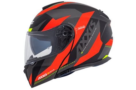 Axxis Gecko Sv Shield Vermelho Fluor Fosco Axxis Capacetes