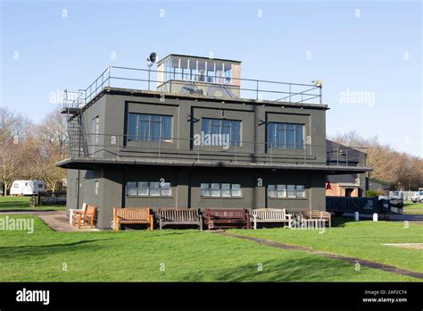 The Second World War Raf East Kirkby Airfield Control Tower Exterior