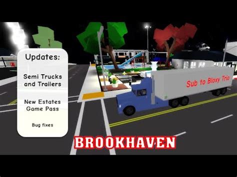 New Estate Update & Truck and Trailer in Brookhaven [] ROBLOX - YouTube