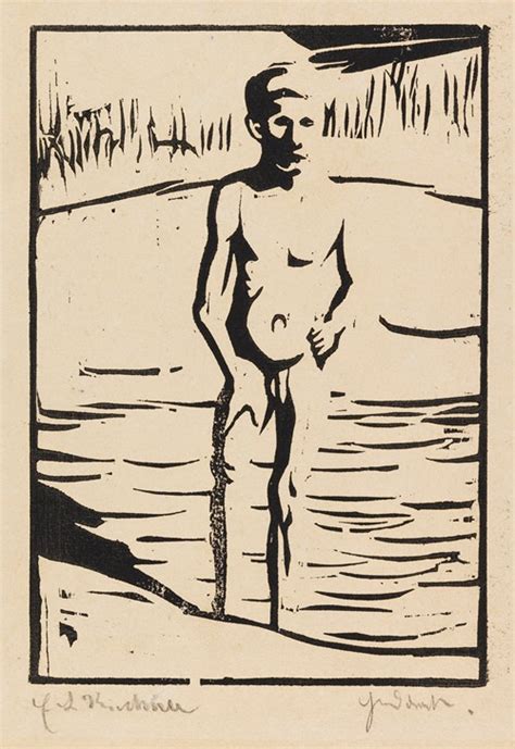 Badender Junge By Ernst Ludwig Kirchner Artvee