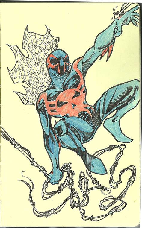 Spidey 2099 Moleskine Again By Plastikpulse On Deviantart