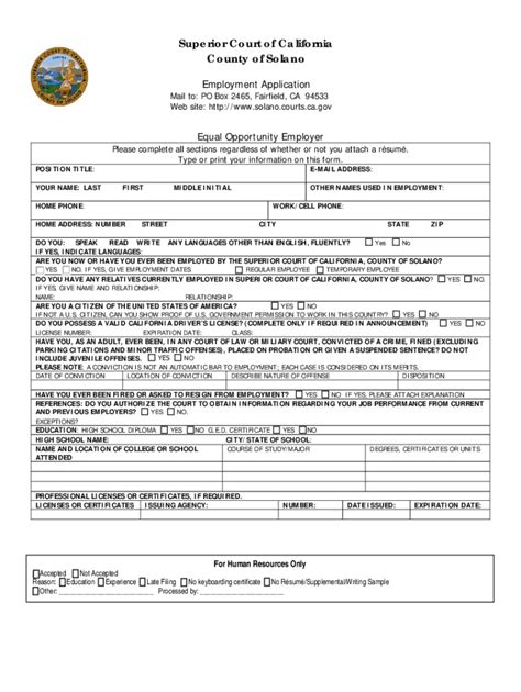 Fillable Online Solano Courts Ca Type Or Print Your Information On This