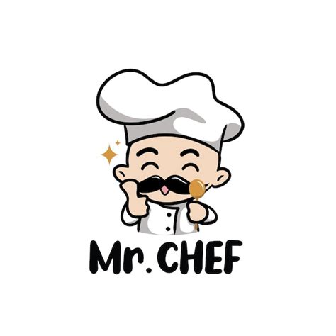 La Linda Ilustraci N De Chef Masculino Vector Premium