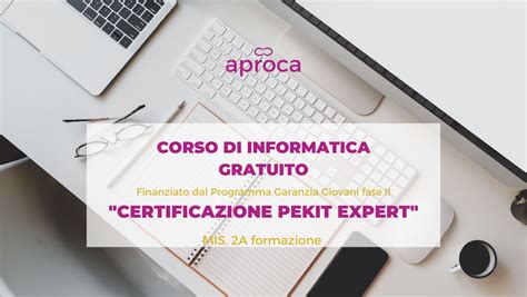 Come Ottenere La Certificazione Pekit Expert Con Il Programma Garanzia Giovani Aproca